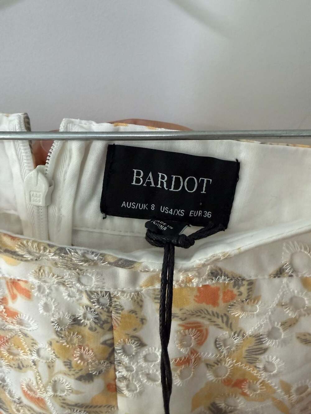 Bardot Broderie Ruffle Skort in Tropical Print - Picture 3 of 7